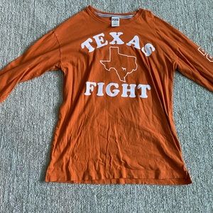 Texas Longhorns VS pink long sleeve size small